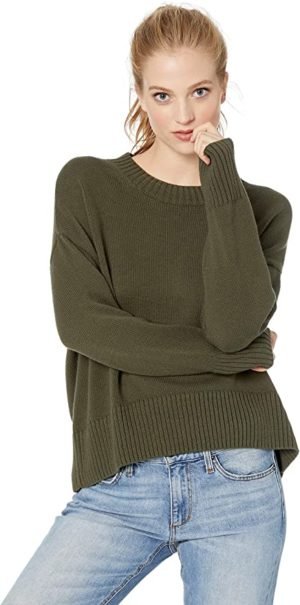 Amazon Brand – Daily Ritual Women’s 100% Cotton Boxy Crewneck Pullover Sweater