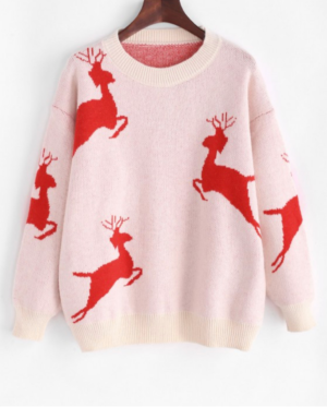 Zaful Pink Christmas Sweater – CJ Affiliate