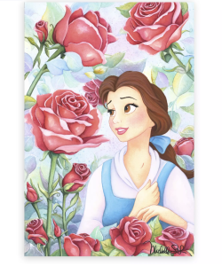 Unique Disney Lover GIfts Belle Wall Art
