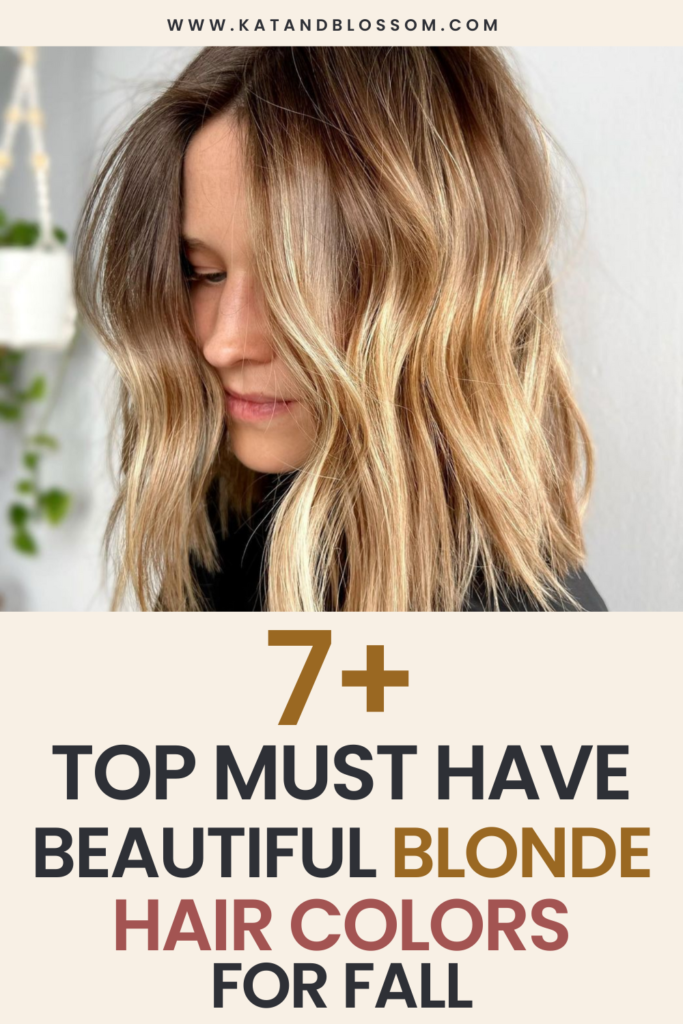 blonde fall hair colors