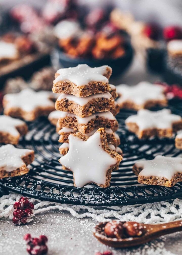 Cinnamon Stars Vegan Christmas Cookies