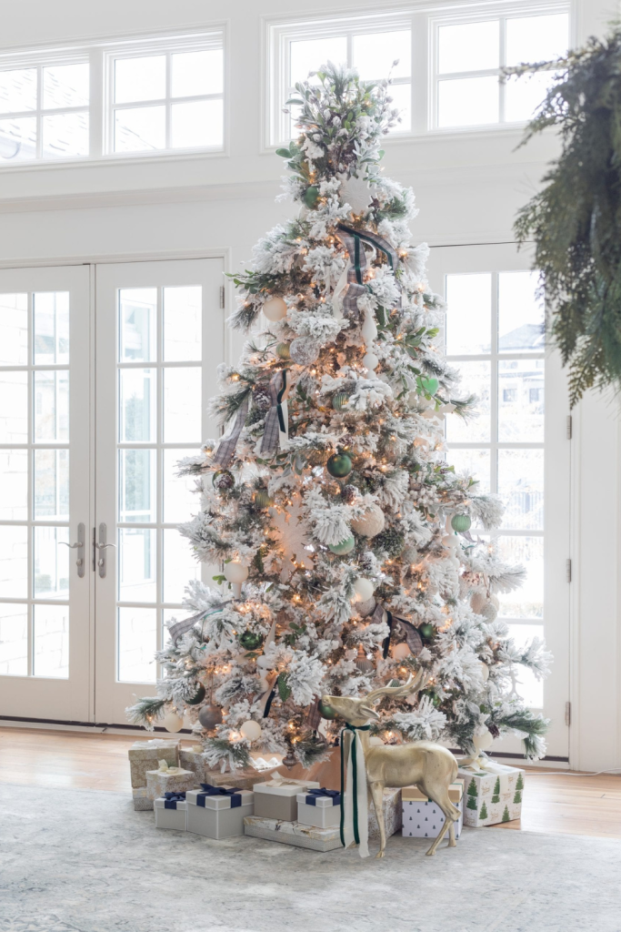 Green Frosted Christmas Trees Ideas