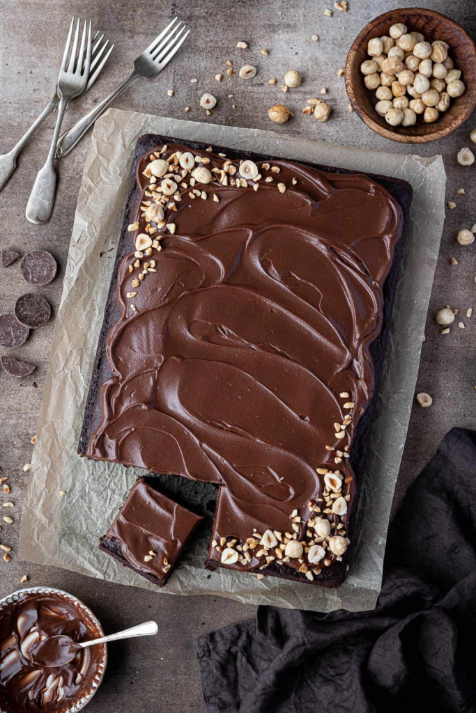 Vegan Christmas Dessert Recipes Ideas Chocolate Hazelnut Cake