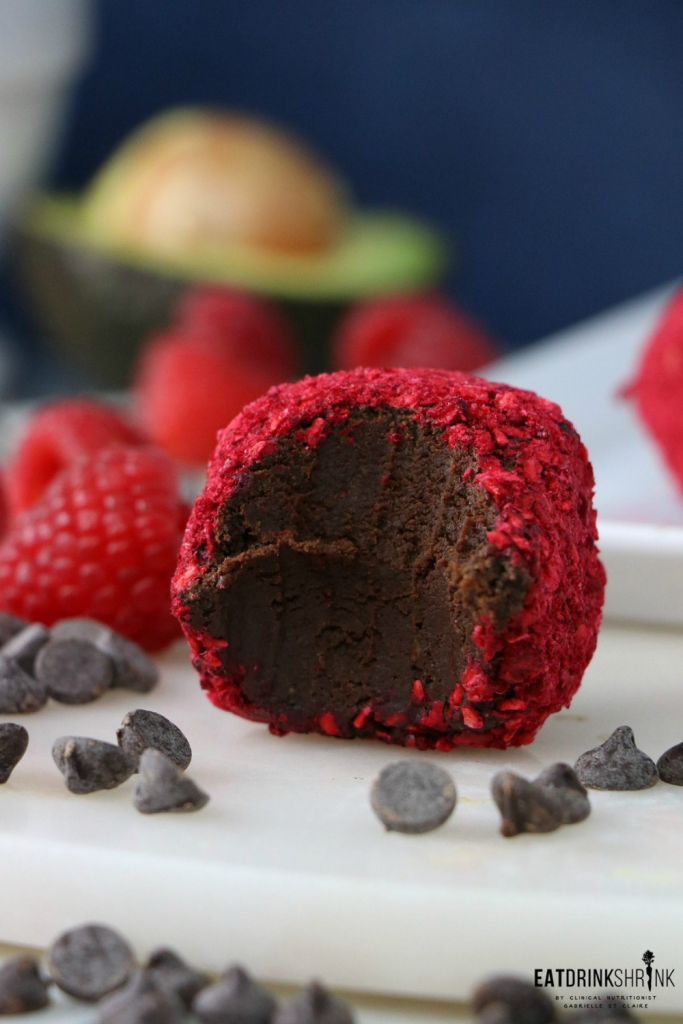 Vegan Christmas Dessert Recipes Ideas Dark Chocolate Raspberry Truffles