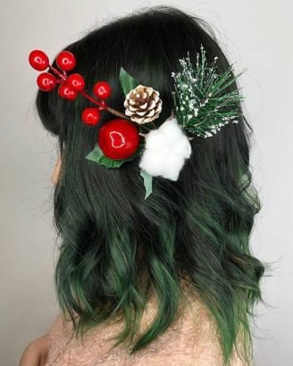 Best Winter Christmas Hair Colors Ideas Christmas Tree Deep Green
