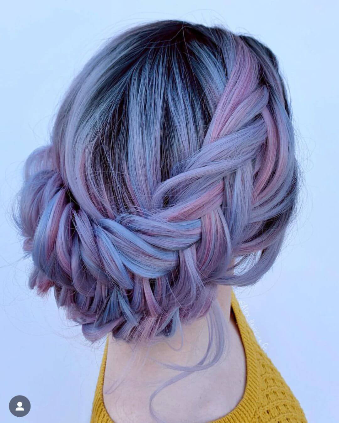 Best Winter Christmas Hair Colors Ideas Frosty Purple