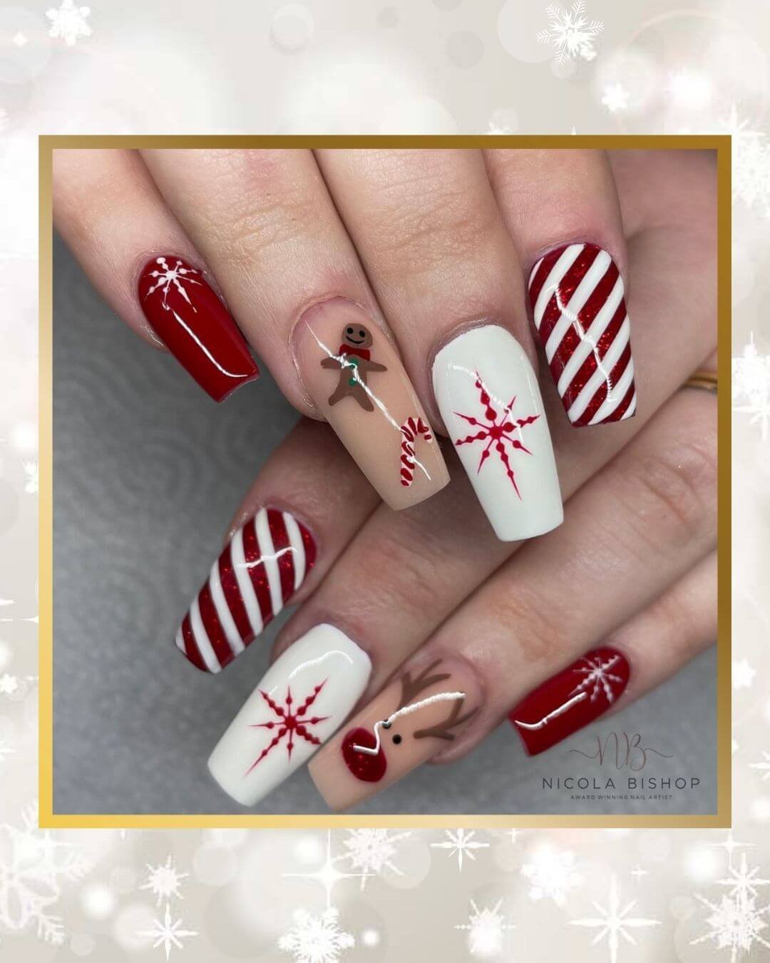 Christmas Nails Design Ideas Christmas Long Nails