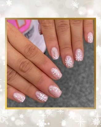 Christmas Nails Design Ideas Winter Snow