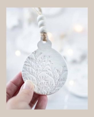 Easy Christmas Decor Ideas Pressed Ornament