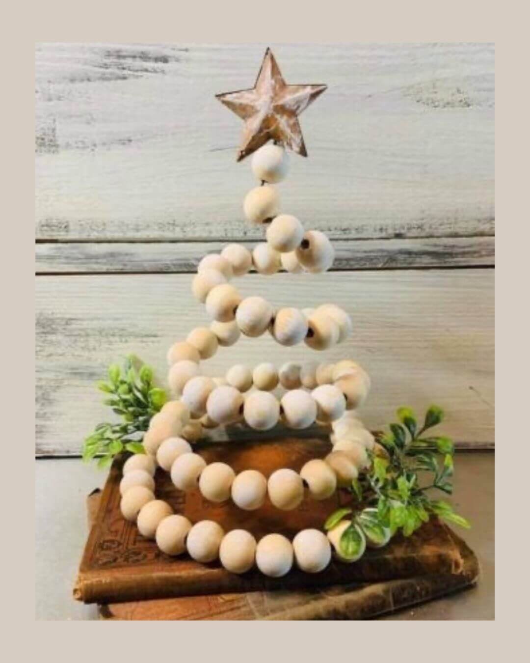 Easy Christmas Decor Ideas Wood Ball Tree