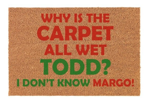 Layered Christmas Doormats Todd and Margo