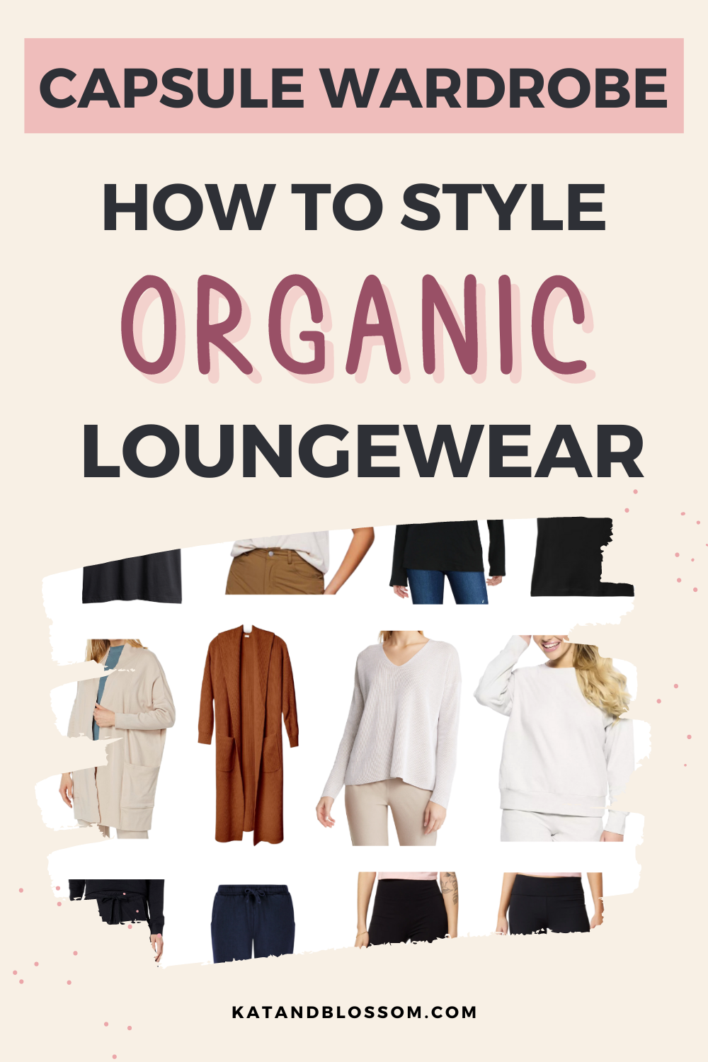 Organic Loungewear Pinterest Covers KB