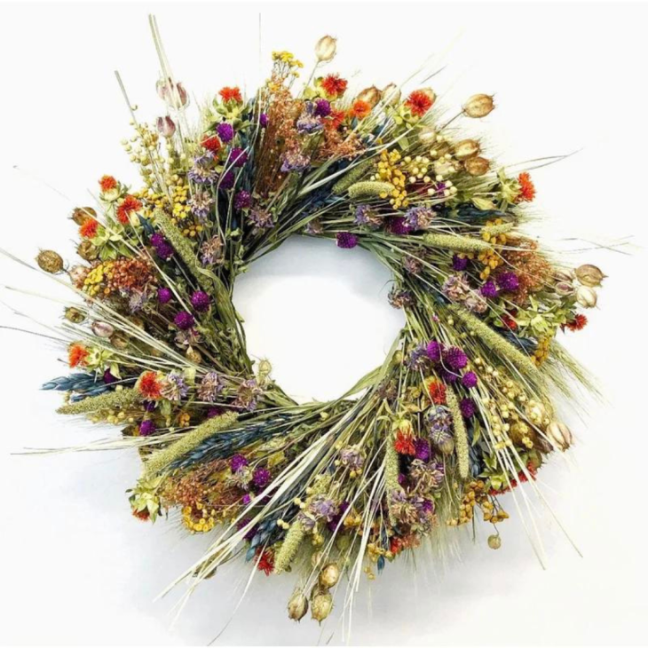 Unique and Stunning 10 Best Natural Dried Spring Wreaths 28