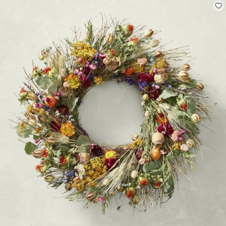 Unique and Stunning 10 Best Natural Dried Spring Wreaths 8