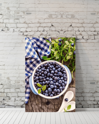 Blueberries Plaid Mockup1