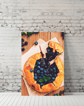 Blueberry Pie Wall Art To Sell Mockup1
