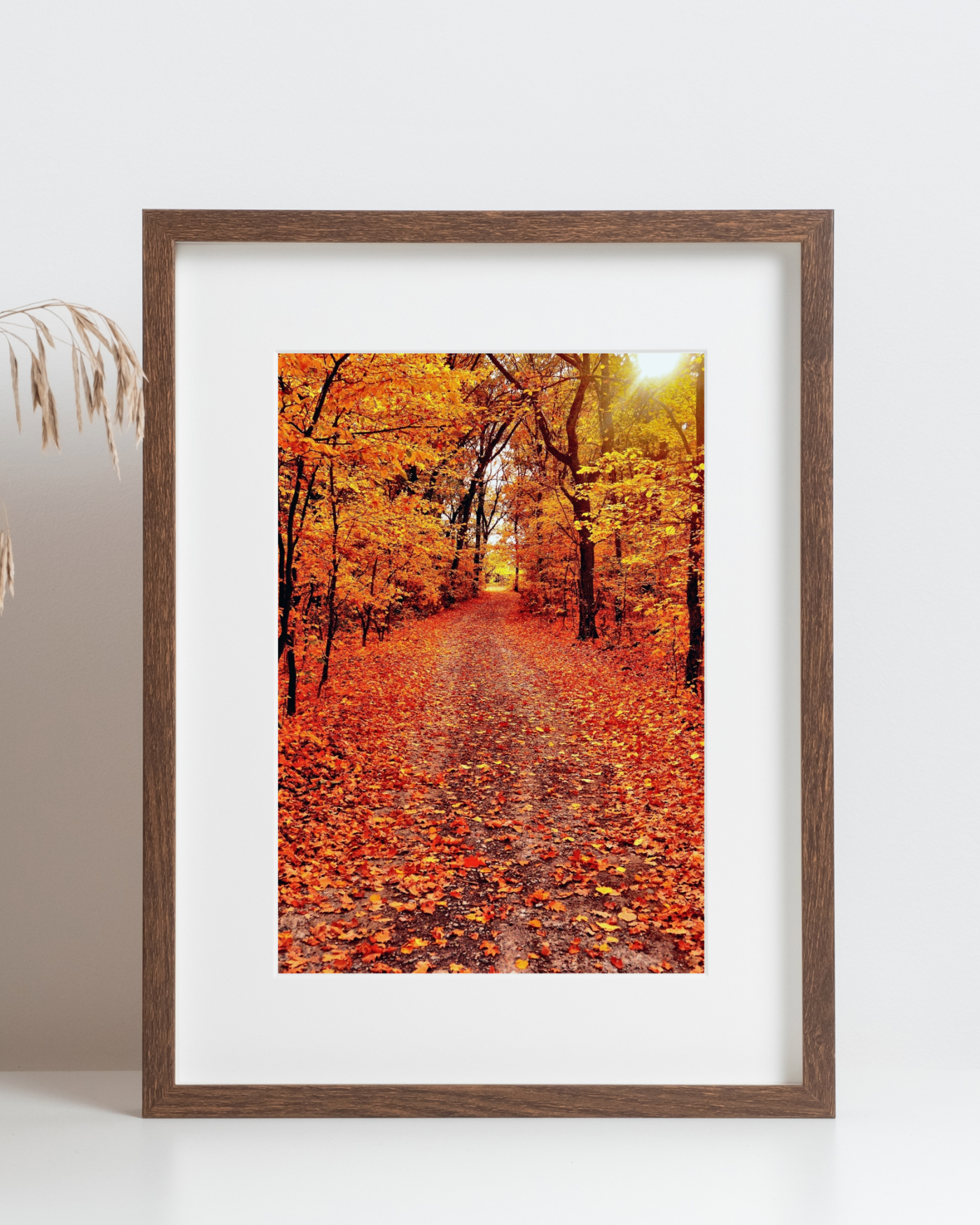 Autumn Road Forest Mockup2