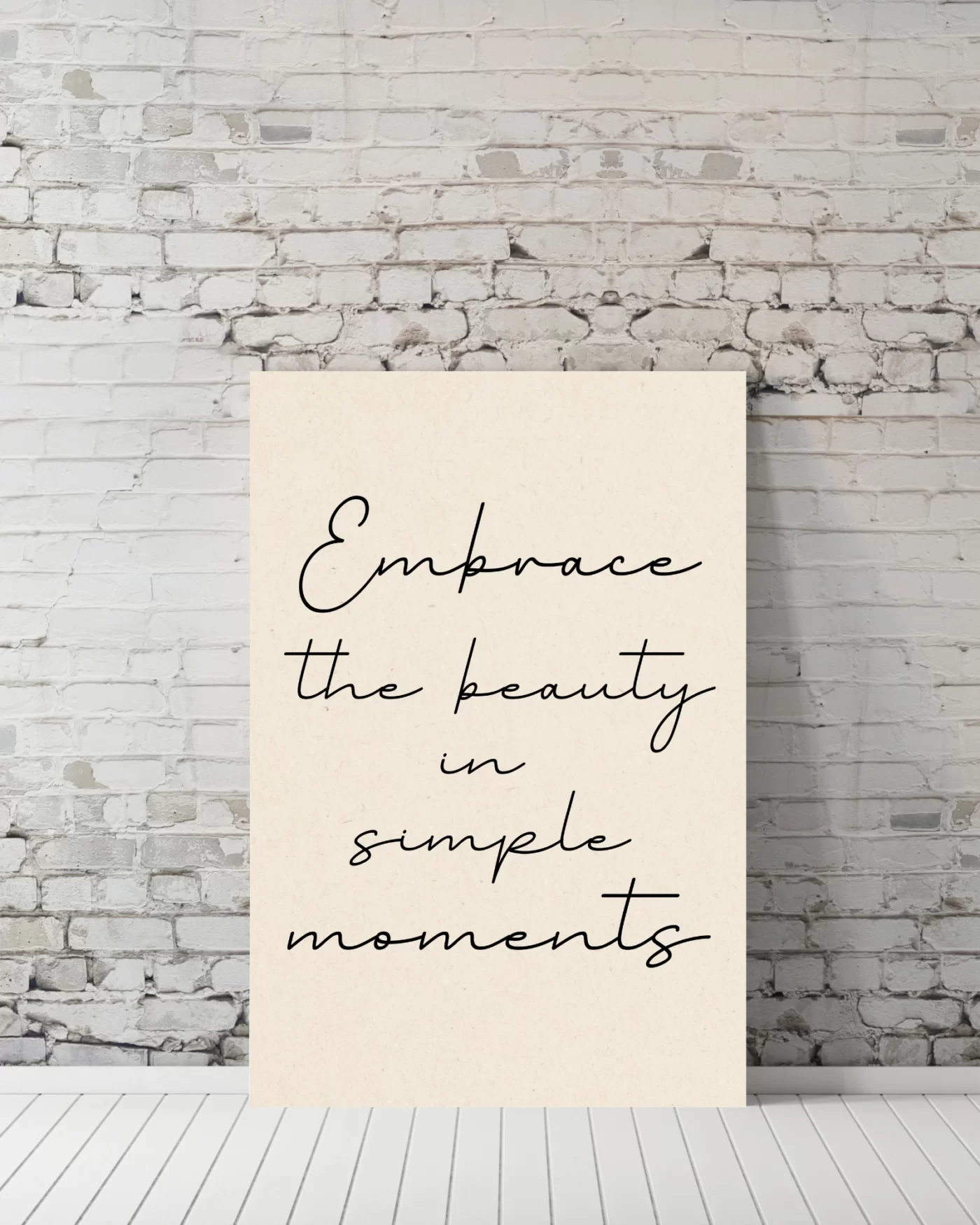 Embrace Beauty in Simple Moments Quote Mockup1