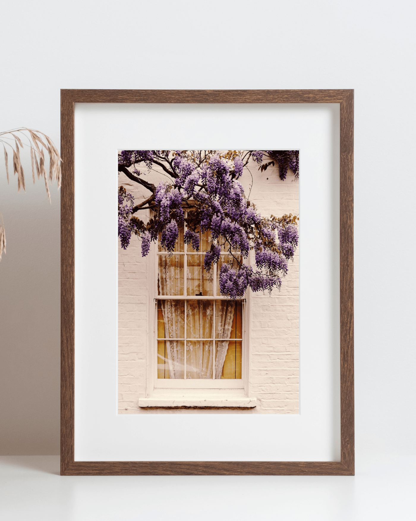 Purple Flowers in Window Mockup2