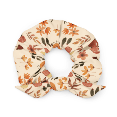 all over print recycled scrunchie white front 647a9da05bd70