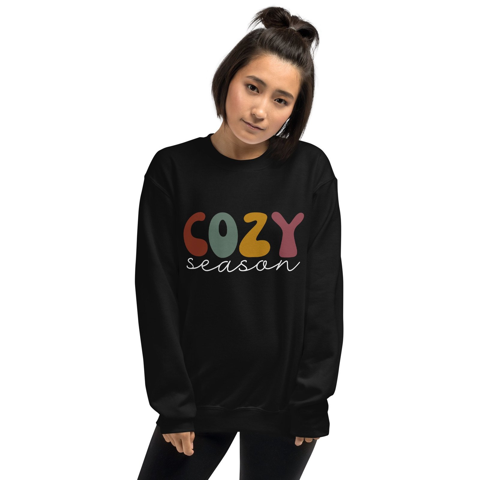 Cozy Season Dark Colors Unisex Sweatshirt