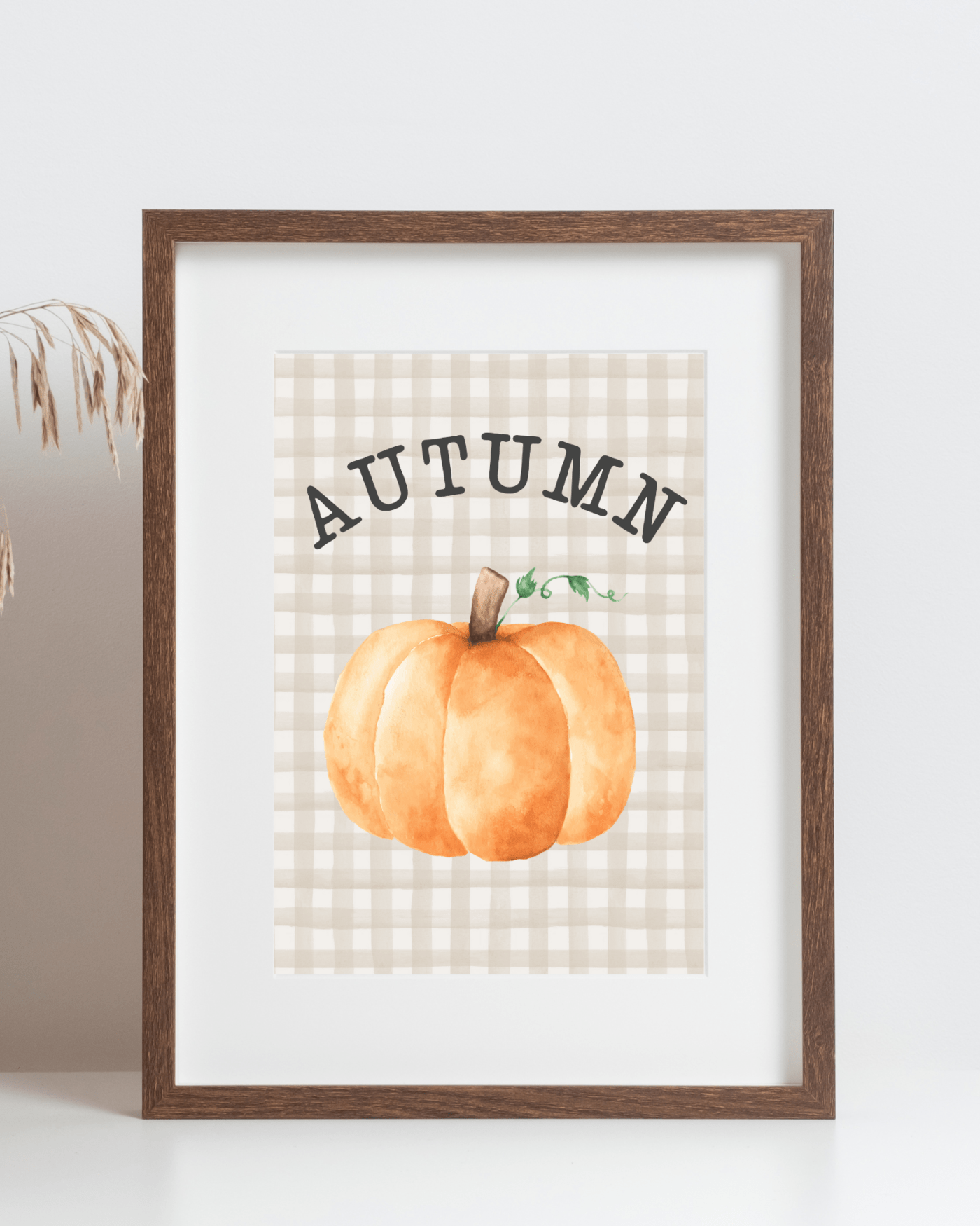 Autumn Pumpkin Plaid Mockup2