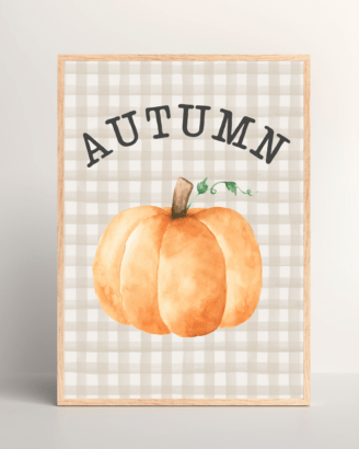 Autumn Pumpkin Plaid Mockup3