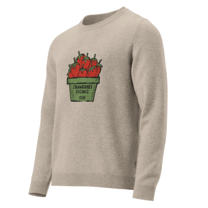classic fit knitted crew neck sweater custom m left front 67e309ce4b0e1