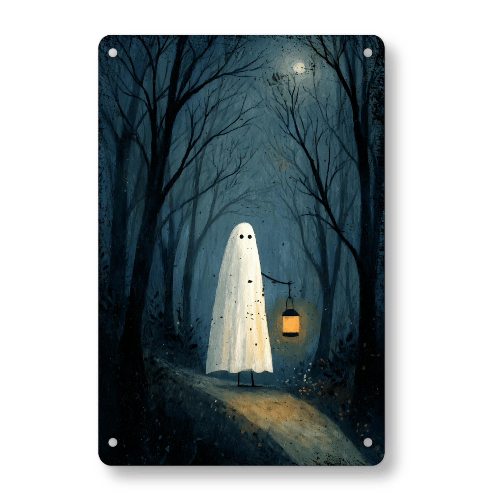 Halloween Ghost Forest Lantern KB Shop Metal Art Main Picture Transparent