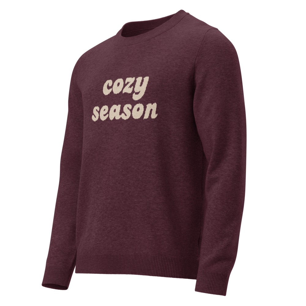 classic fit knitted crew neck sweater custom m left front 68f2aae907a92