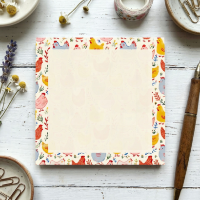 1 Chicken Doodles Notepad 3x3