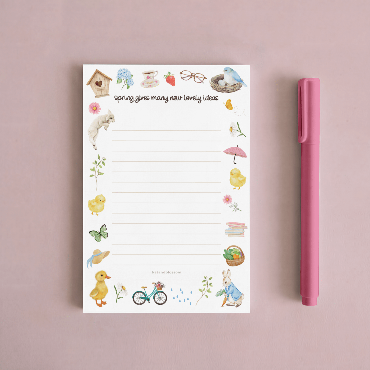 KB Website Mockups Best of Spring Notepad 4x6