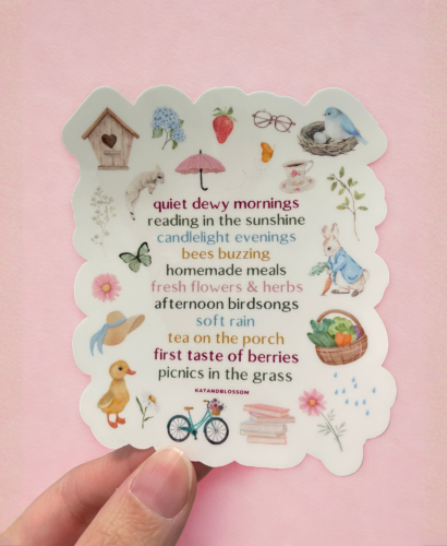 KB Website Best of Spring Glossy Laminated Single Sticker 3x3