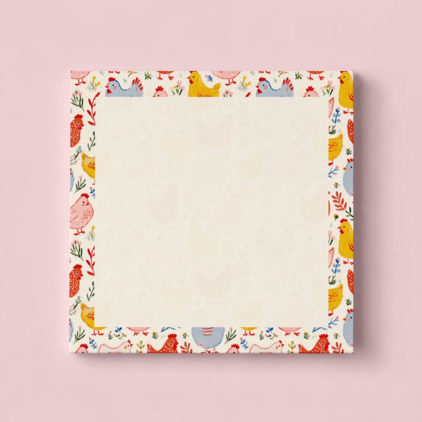 KB Website Chicken Doodles Sticky Notes 3x3