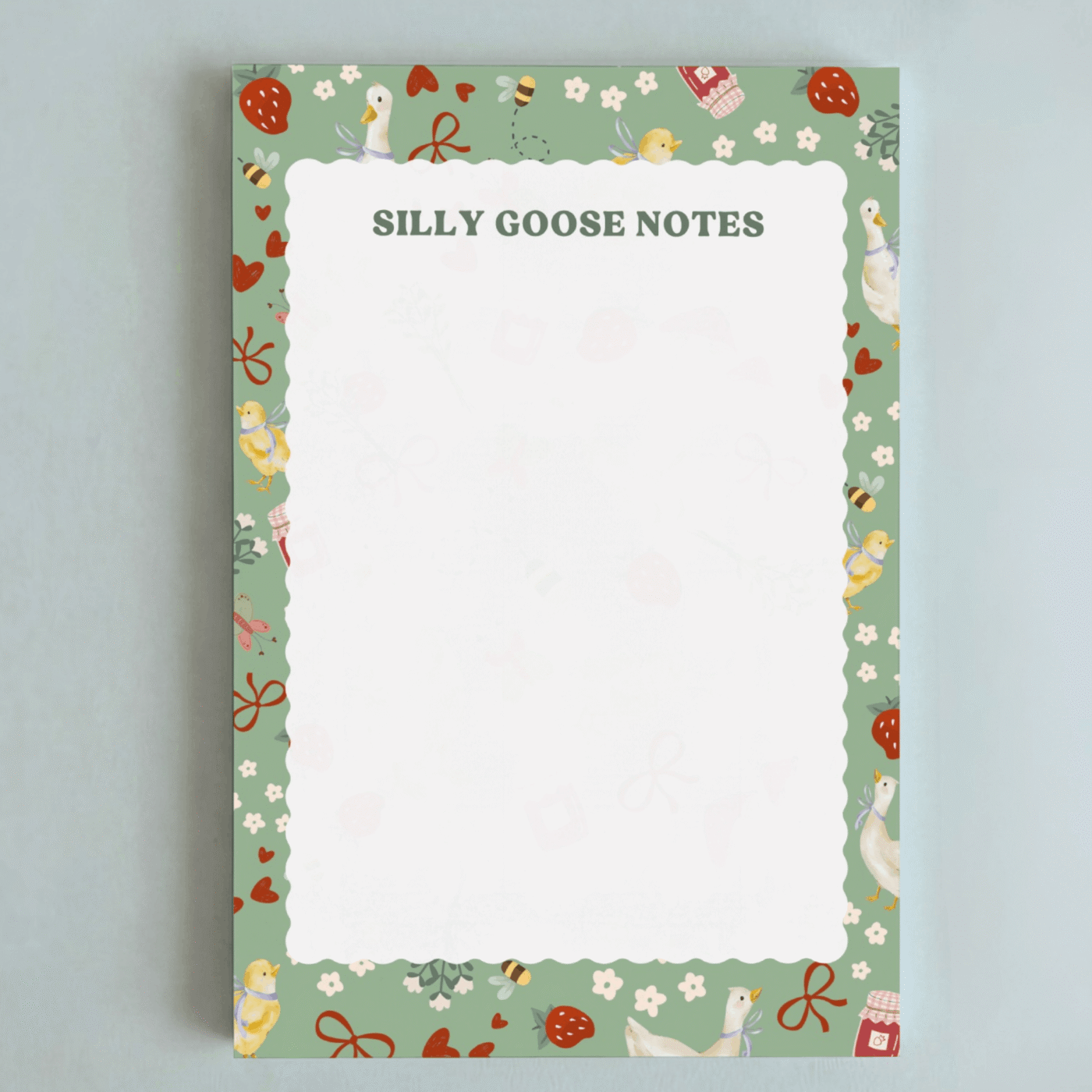 KB Website Cottagecore Goose Notepad Mockups 4x6