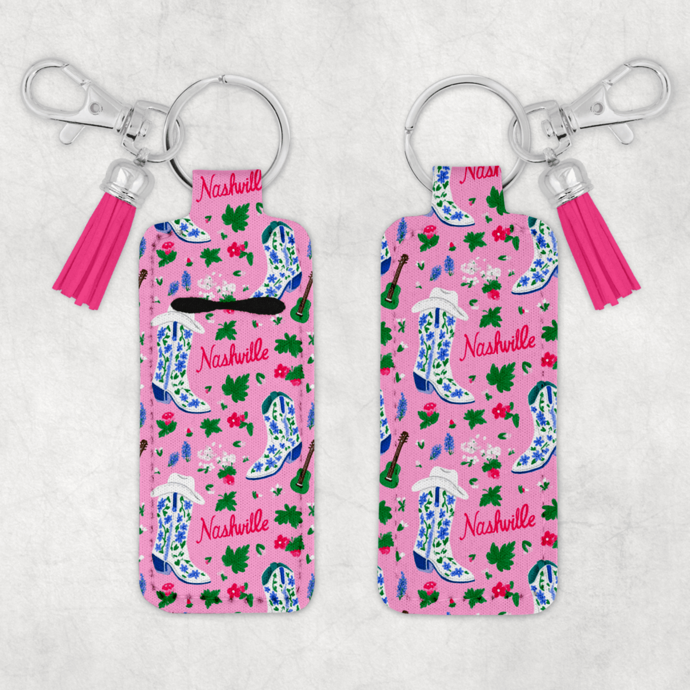 Nashville Chapstick Keychain No Chapstick Mockup