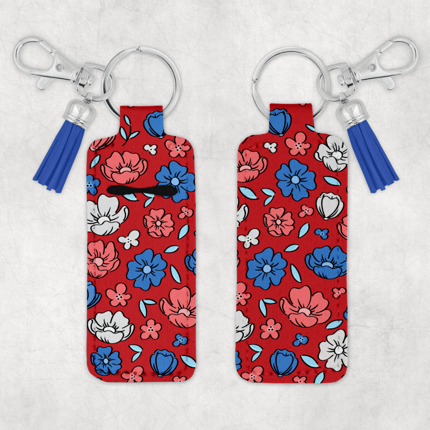 Patriotic Chapstick Keychain 3