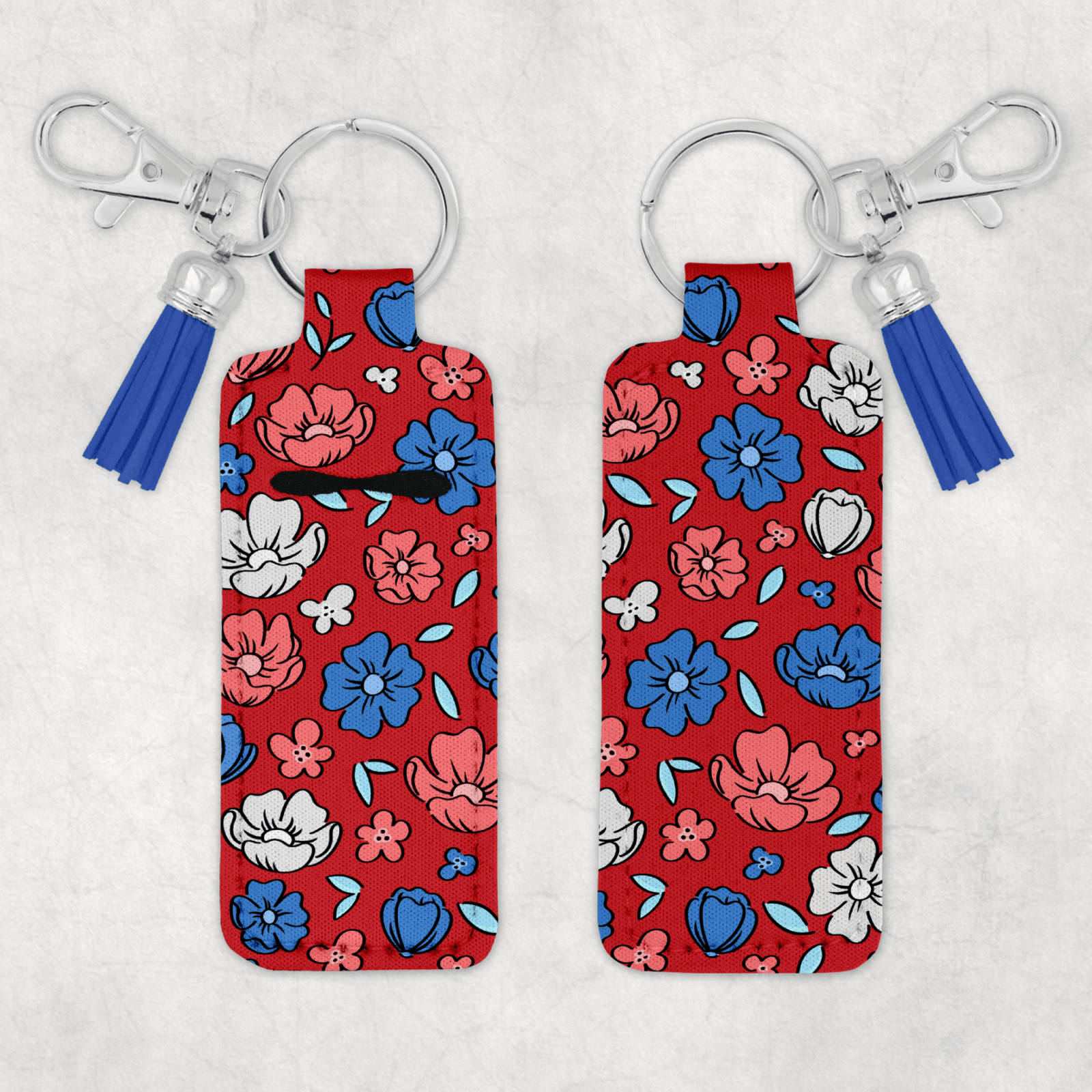 Patriotic Chapstick Keychain 3
