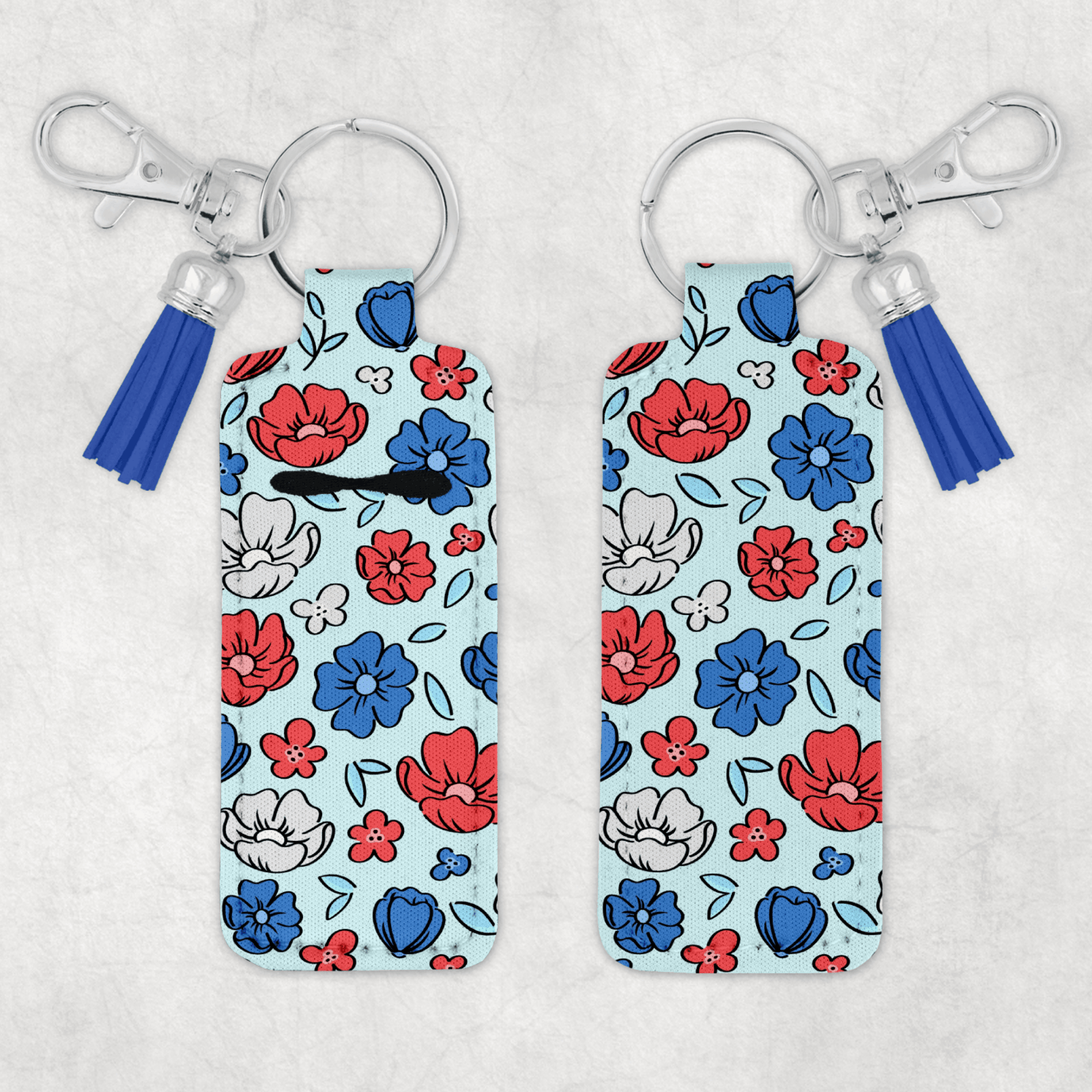 Patriotic Chapstick Keychain 6