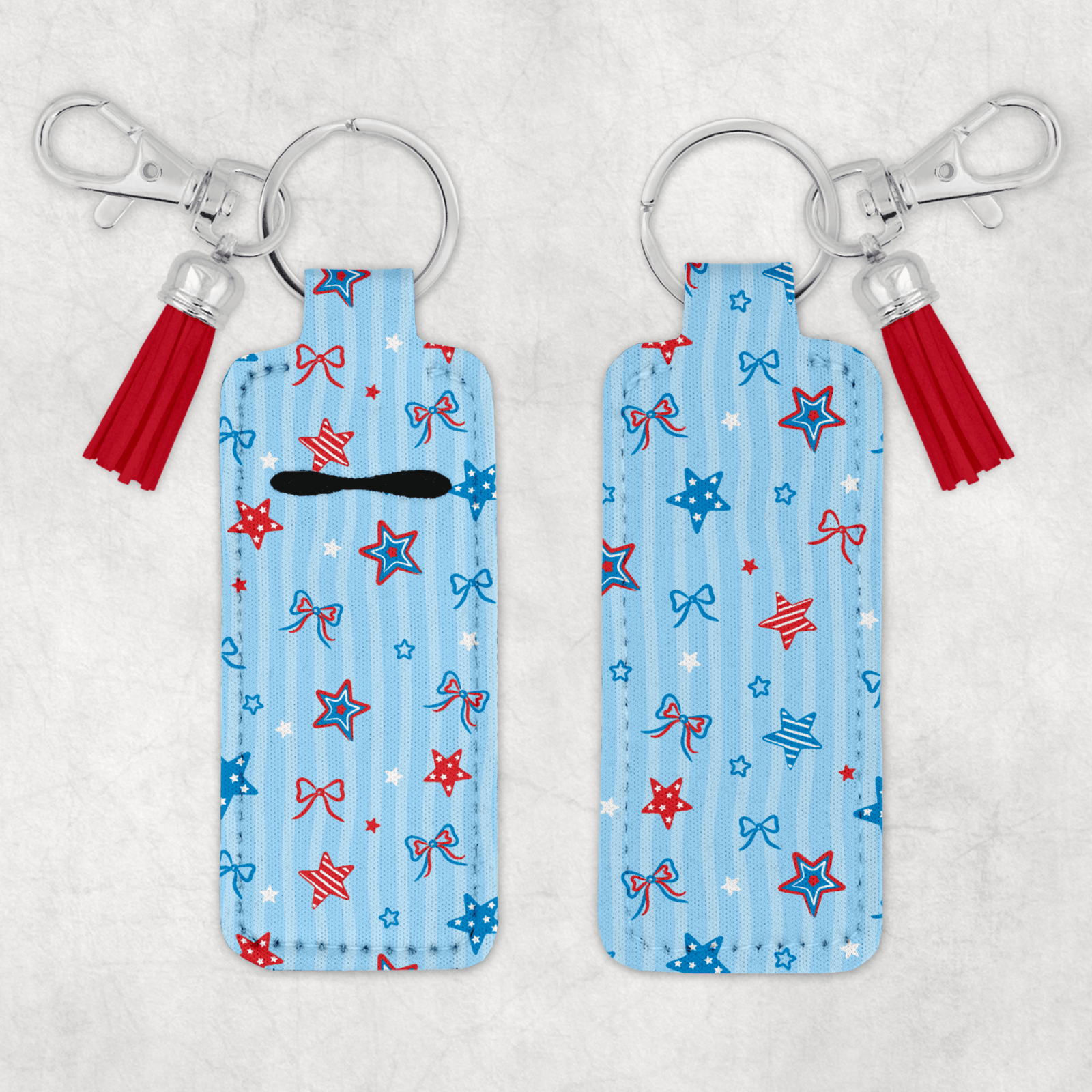 Patriotic Chapstick Keychain 9